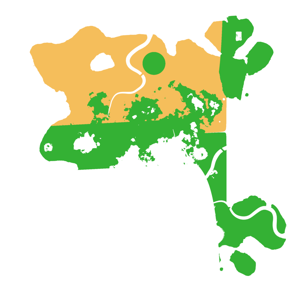 Biome Rust Map: Procedural Map, Size: 3500, Seed: 1228159207