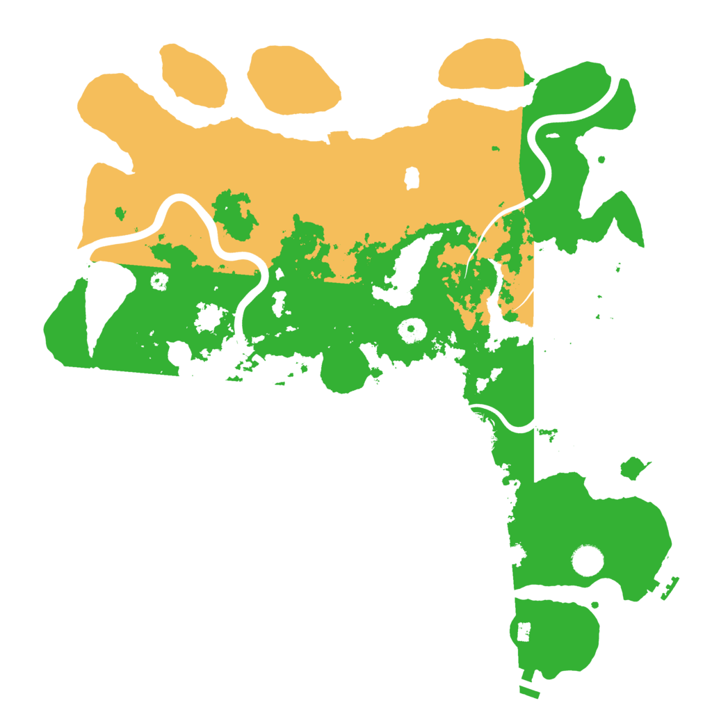 Biome Rust Map: Procedural Map, Size: 4000, Seed: 144204393