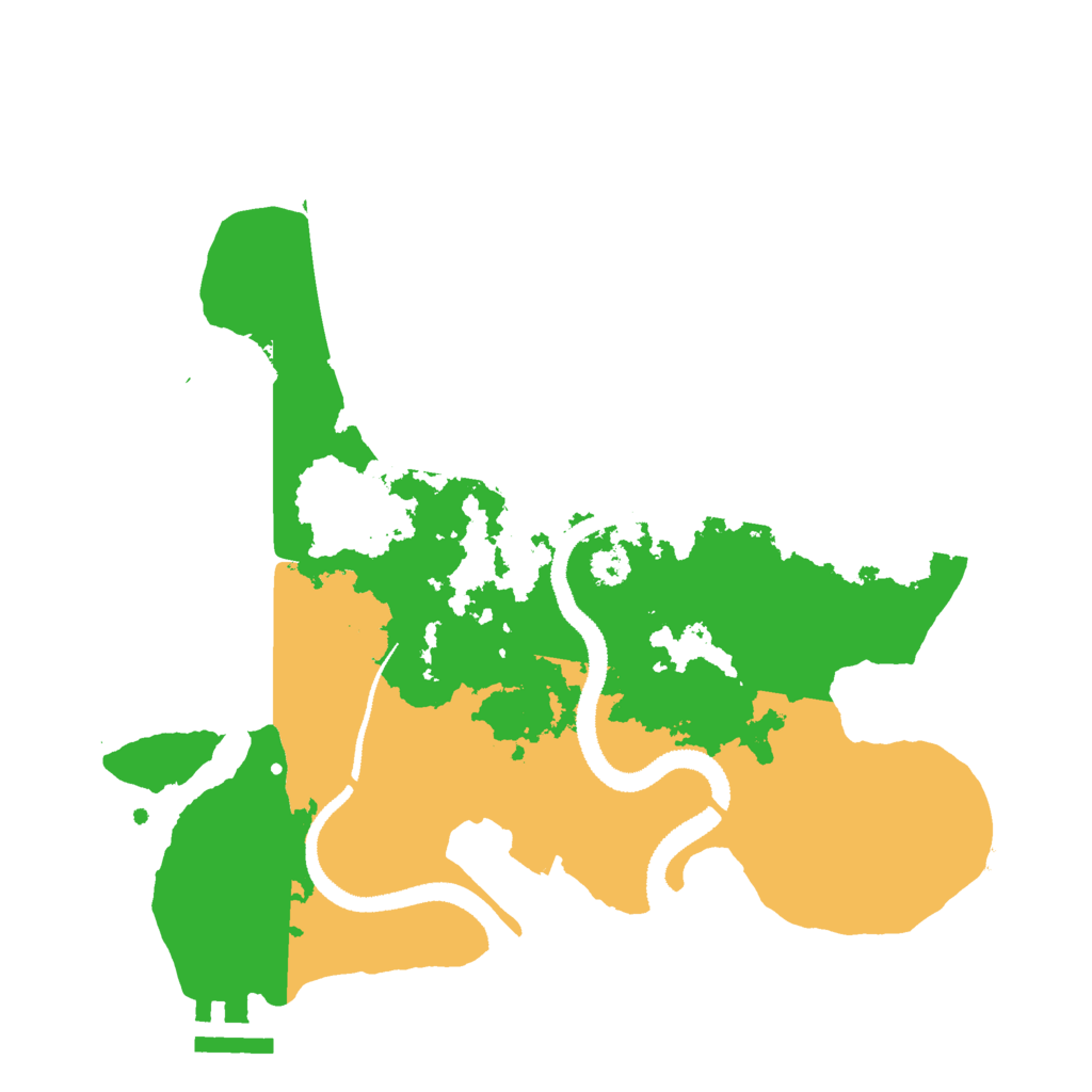 Biome Rust Map: Procedural Map, Size: 2800, Seed: 248024781