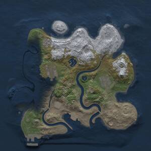 Thumbnail Rust Map: Procedural Map, Size: 2800, Seed: 248024781, 10 Monuments