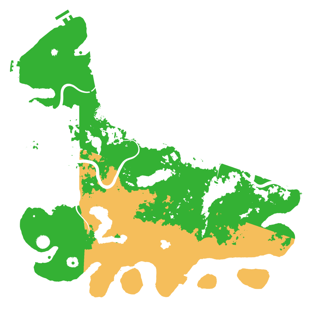 Biome Rust Map: Procedural Map, Size: 4200, Seed: 731201731