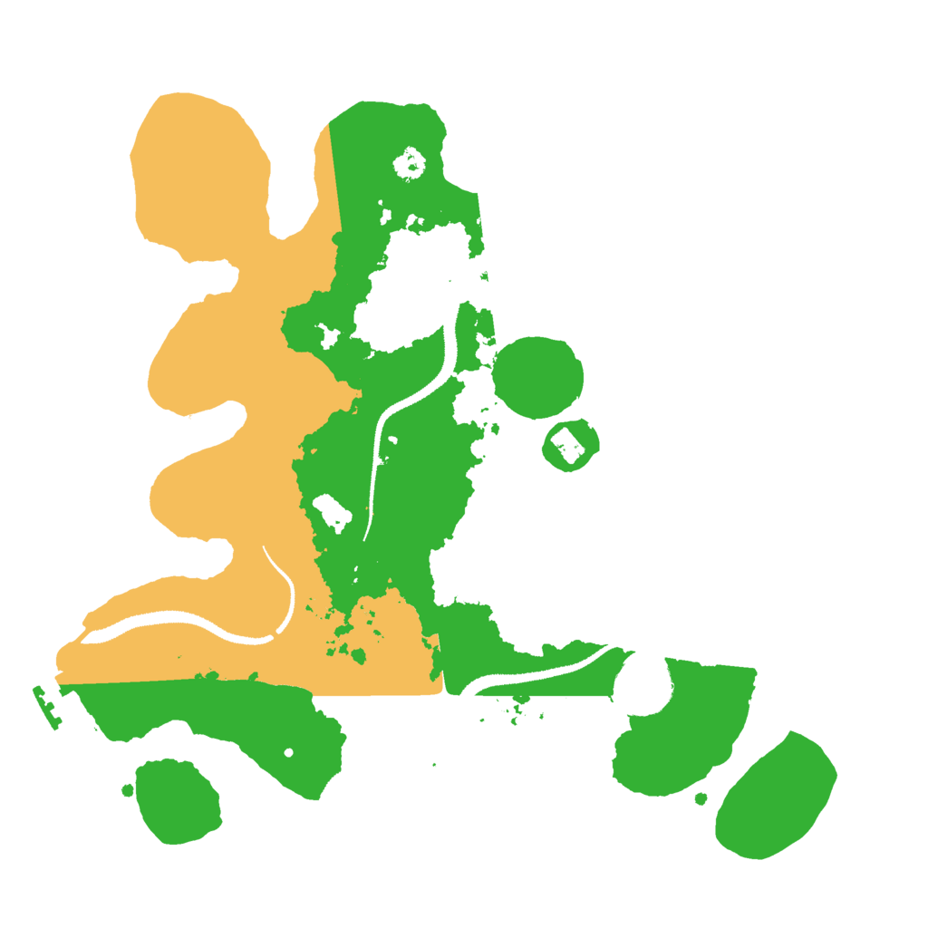 Biome Rust Map: Procedural Map, Size: 3000, Seed: 1913050288