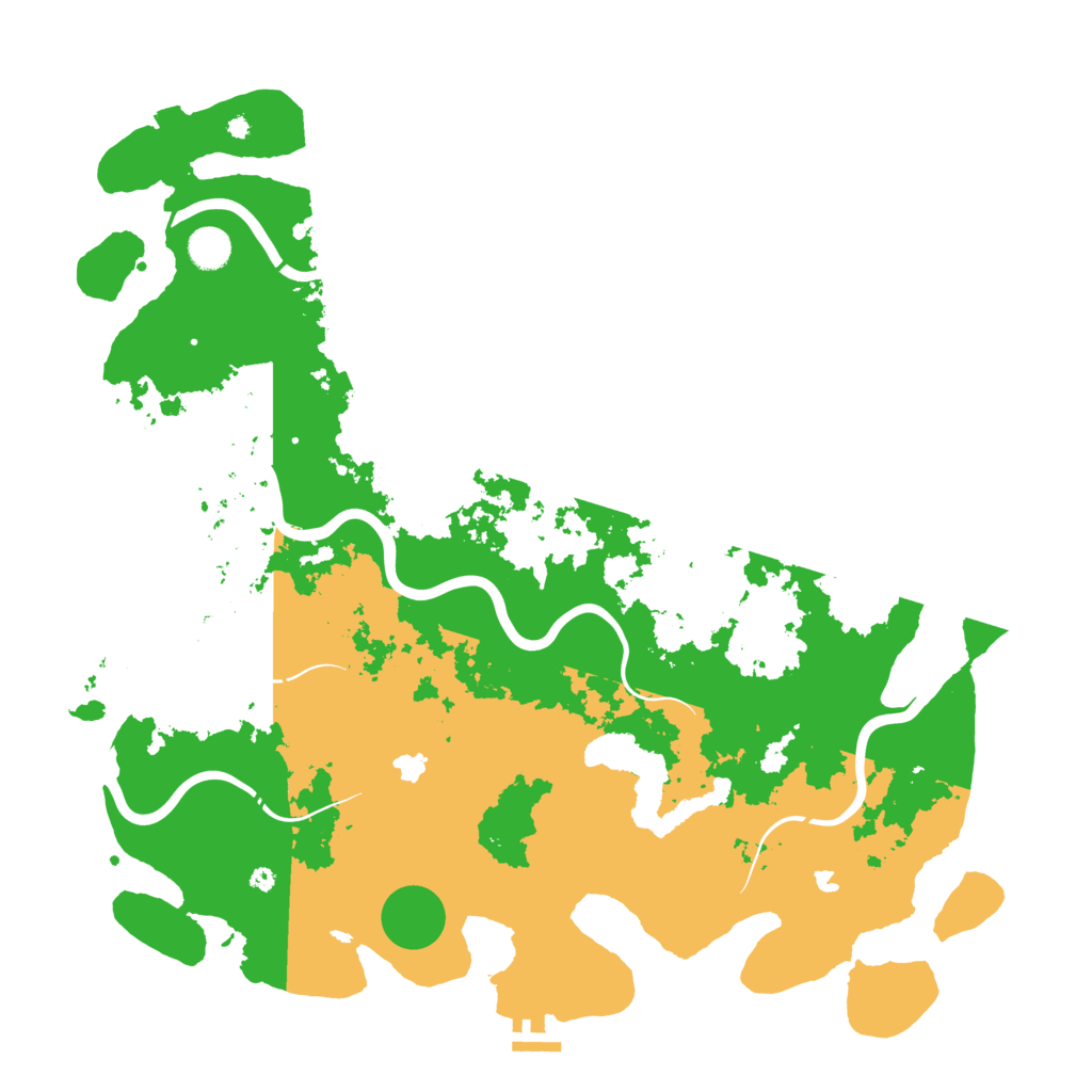 Biome Rust Map: Procedural Map, Size: 4500, Seed: 1286699066