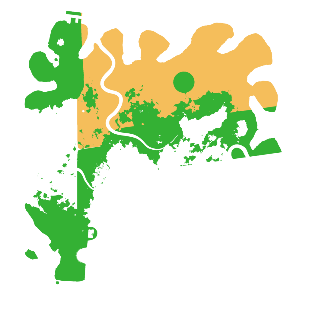 Biome Rust Map: Procedural Map, Size: 3859, Seed: 50000