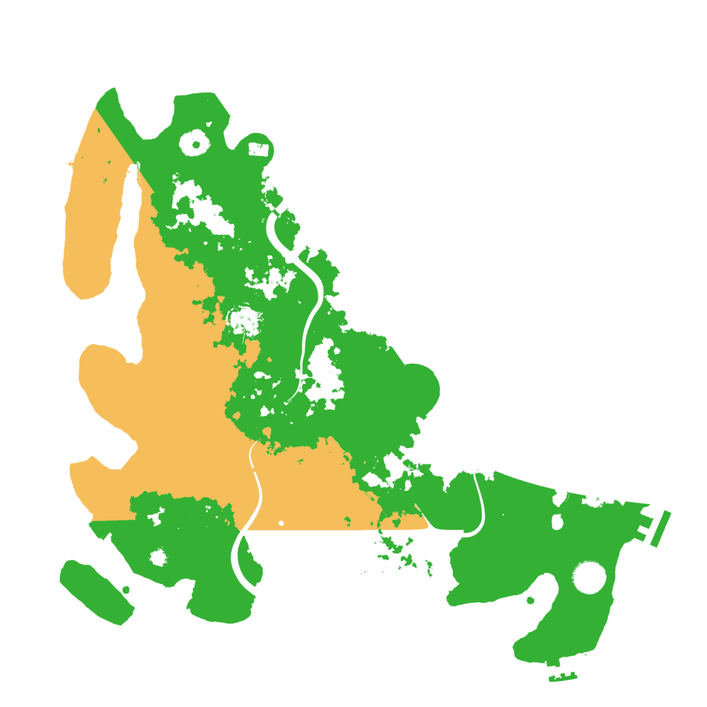 Biome Rust Map: Procedural Map, Size: 3800, Seed: 80277124