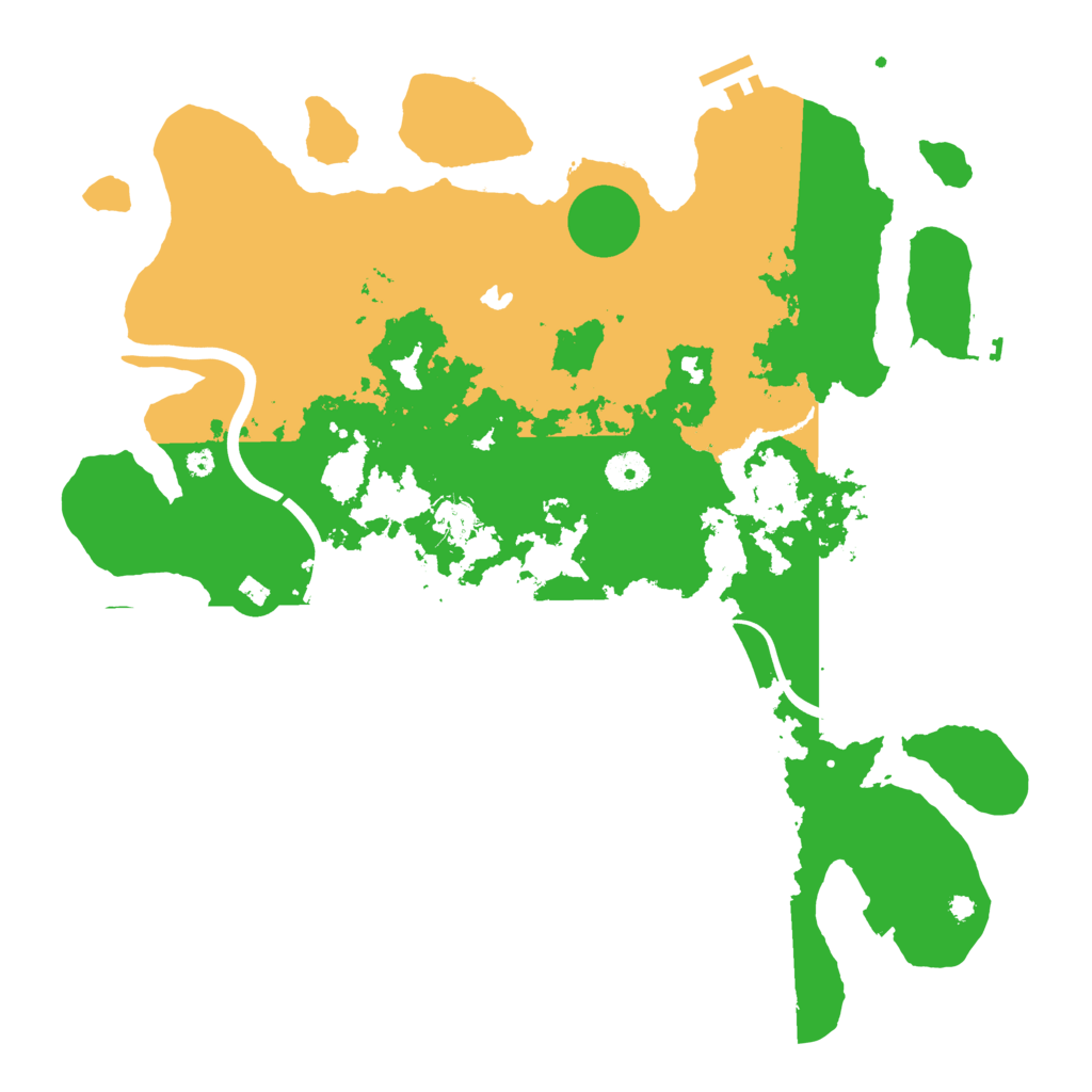 Biome Rust Map: Procedural Map, Size: 4000, Seed: 996419928