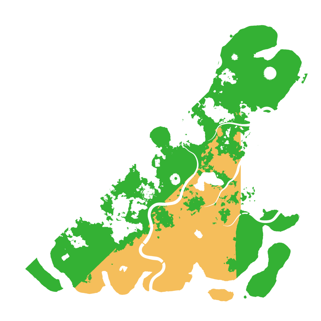 Biome Rust Map: Procedural Map, Size: 4500, Seed: 24358743