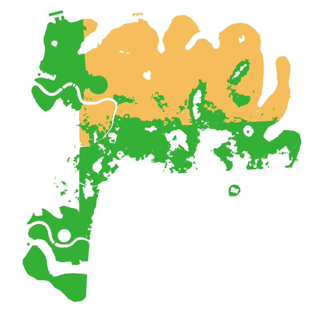 Biome Rust Map: Procedural Map, Size: 4500, Seed: 9846321