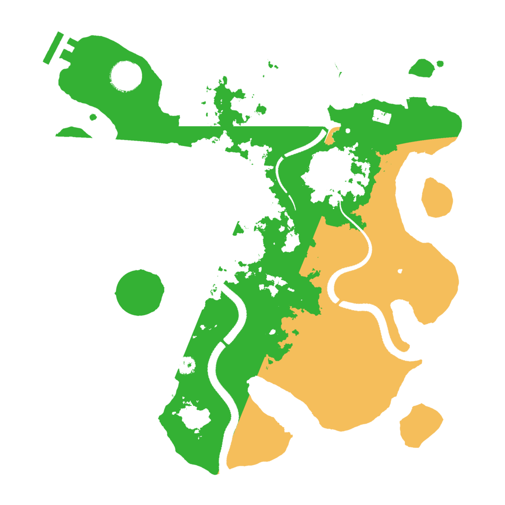 Biome Rust Map: Procedural Map, Size: 3000, Seed: 985402