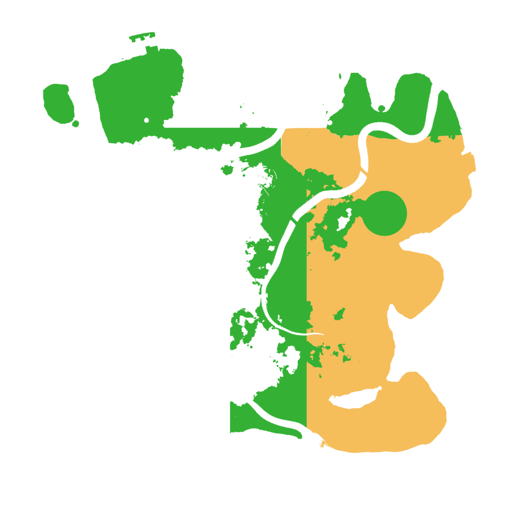 Biome Rust Map: Procedural Map, Size: 3000, Seed: 1288205369