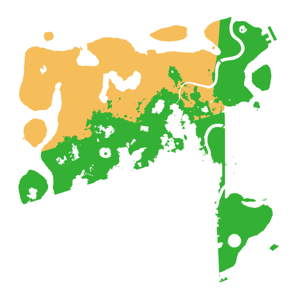 Biome Rust Map: Procedural Map, Size: 4000, Seed: 1981929204