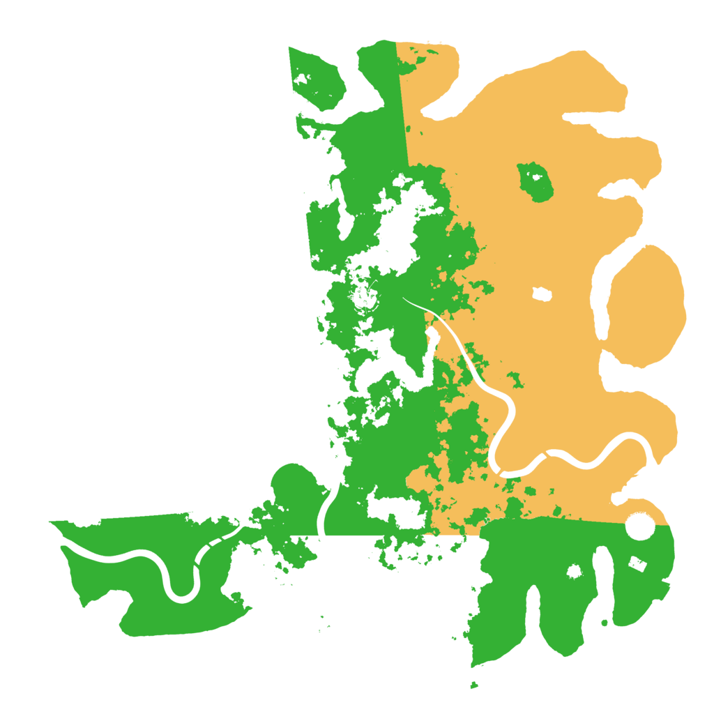 Biome Rust Map: Procedural Map, Size: 4450, Seed: 322436434