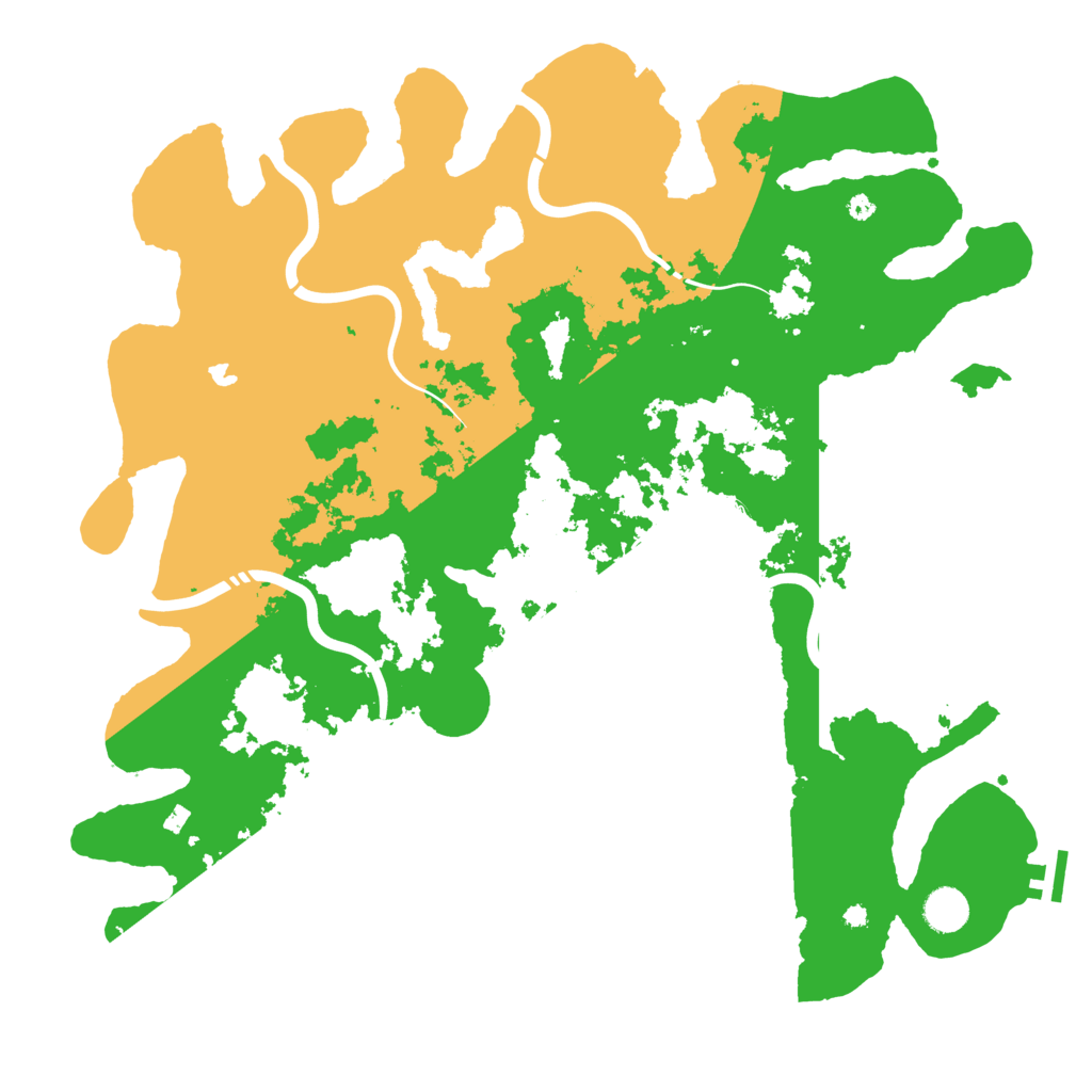 Biome Rust Map: Procedural Map, Size: 4250, Seed: 398672872