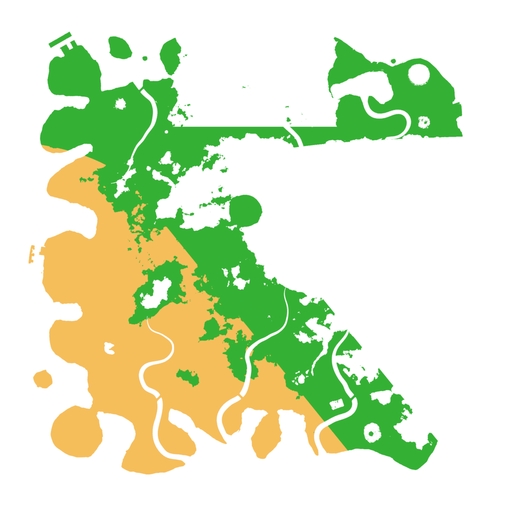 Biome Rust Map: Procedural Map, Size: 4200, Seed: 1463493097