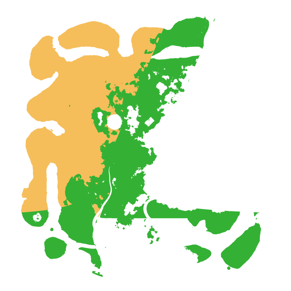 Biome Rust Map: Procedural Map, Size: 3500, Seed: 234512