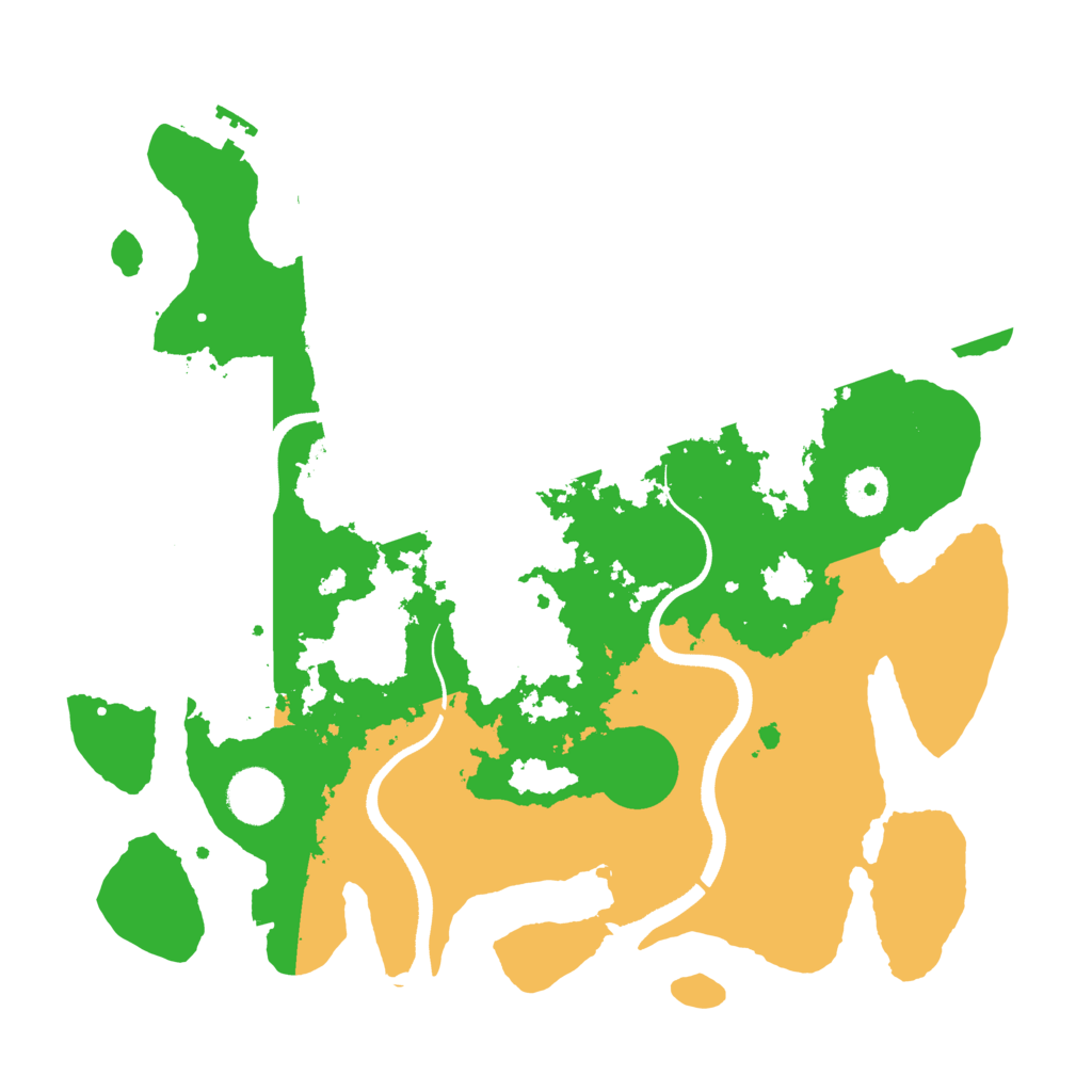 Biome Rust Map: Procedural Map, Size: 3500, Seed: 1404559613