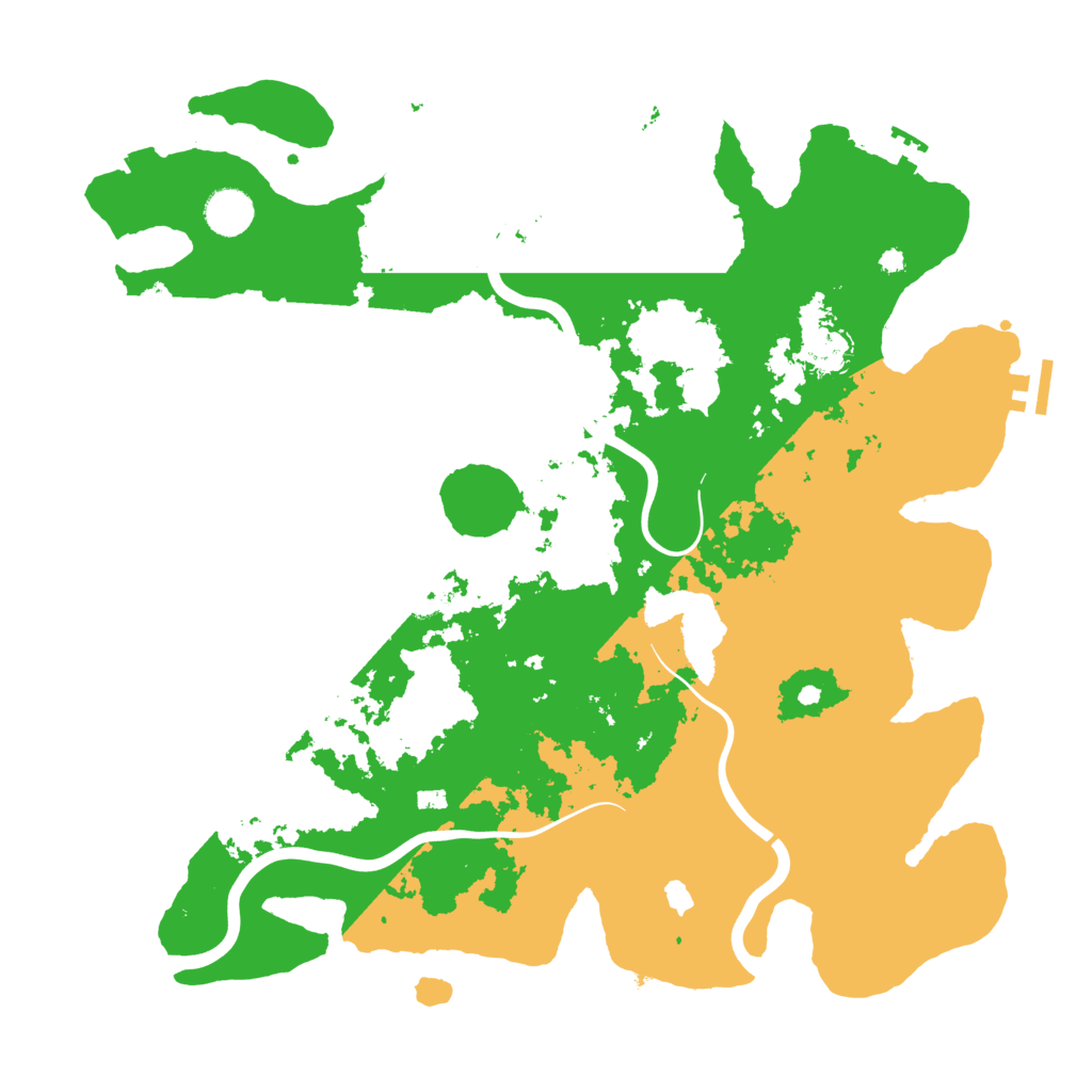 Biome Rust Map: Procedural Map, Size: 4000, Seed: 35159