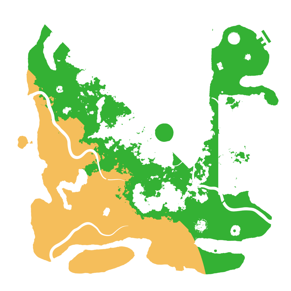 Biome Rust Map: Procedural Map, Size: 4200, Seed: 957163066