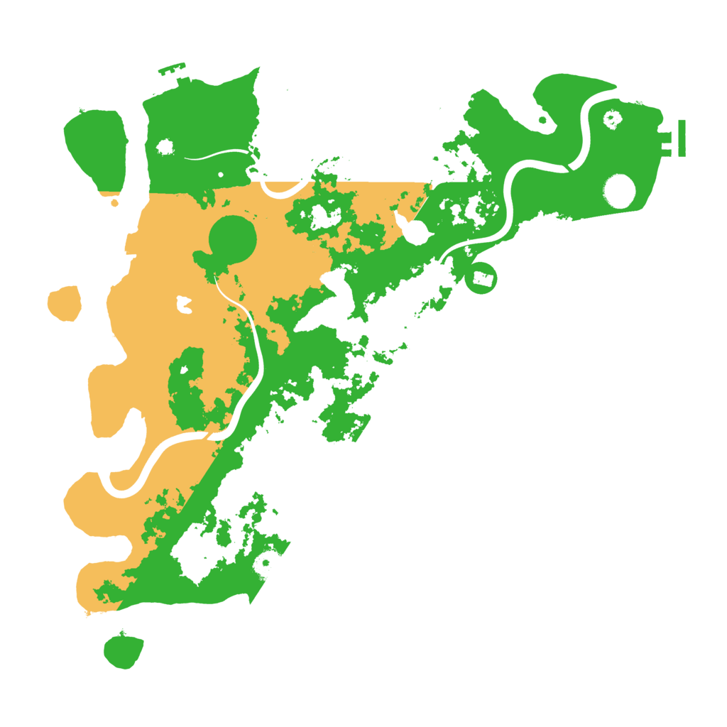 Biome Rust Map: Procedural Map, Size: 4000, Seed: 528864