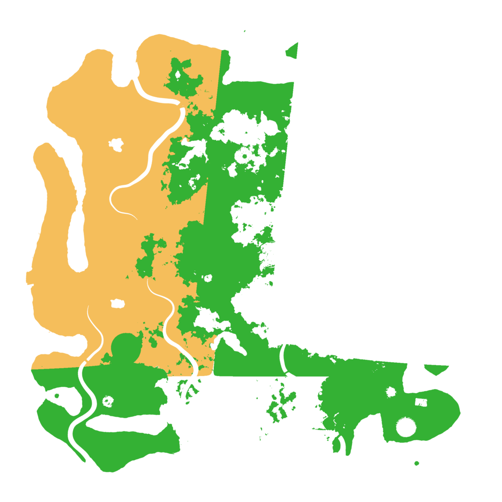 Biome Rust Map: Procedural Map, Size: 4500, Seed: 643411857