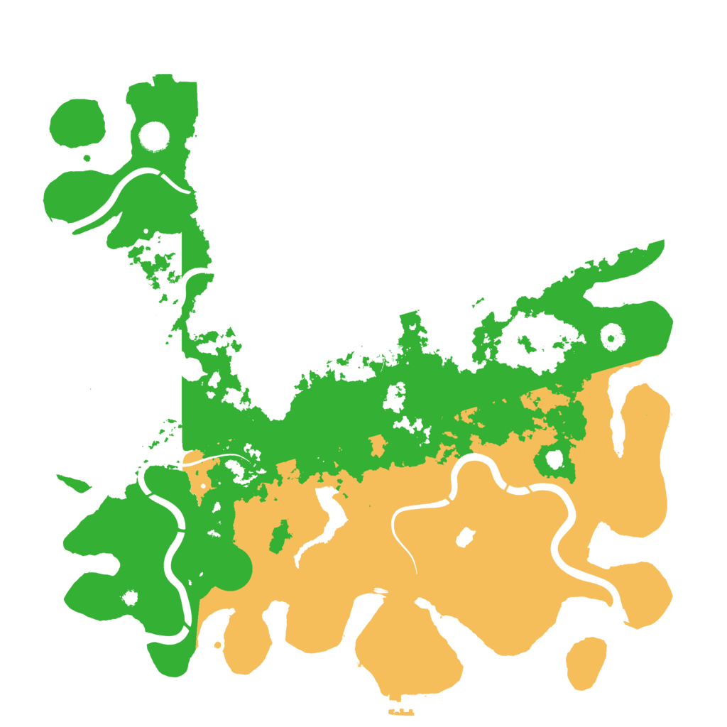 Biome Rust Map: Procedural Map, Size: 4300, Seed: 909677355