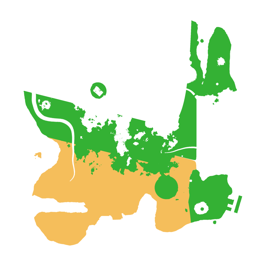 Biome Rust Map: Procedural Map, Size: 3000, Seed: 1583397552