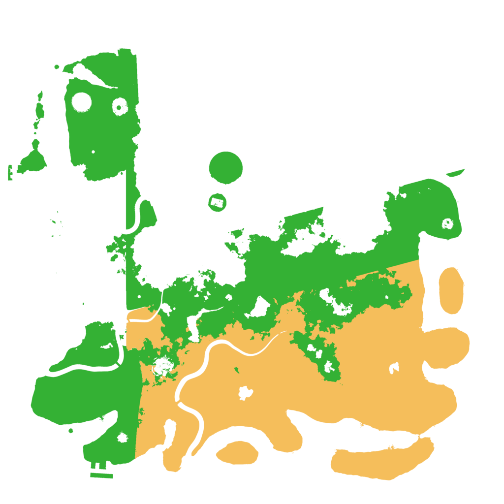 Biome Rust Map: Procedural Map, Size: 4500, Seed: 1639195132