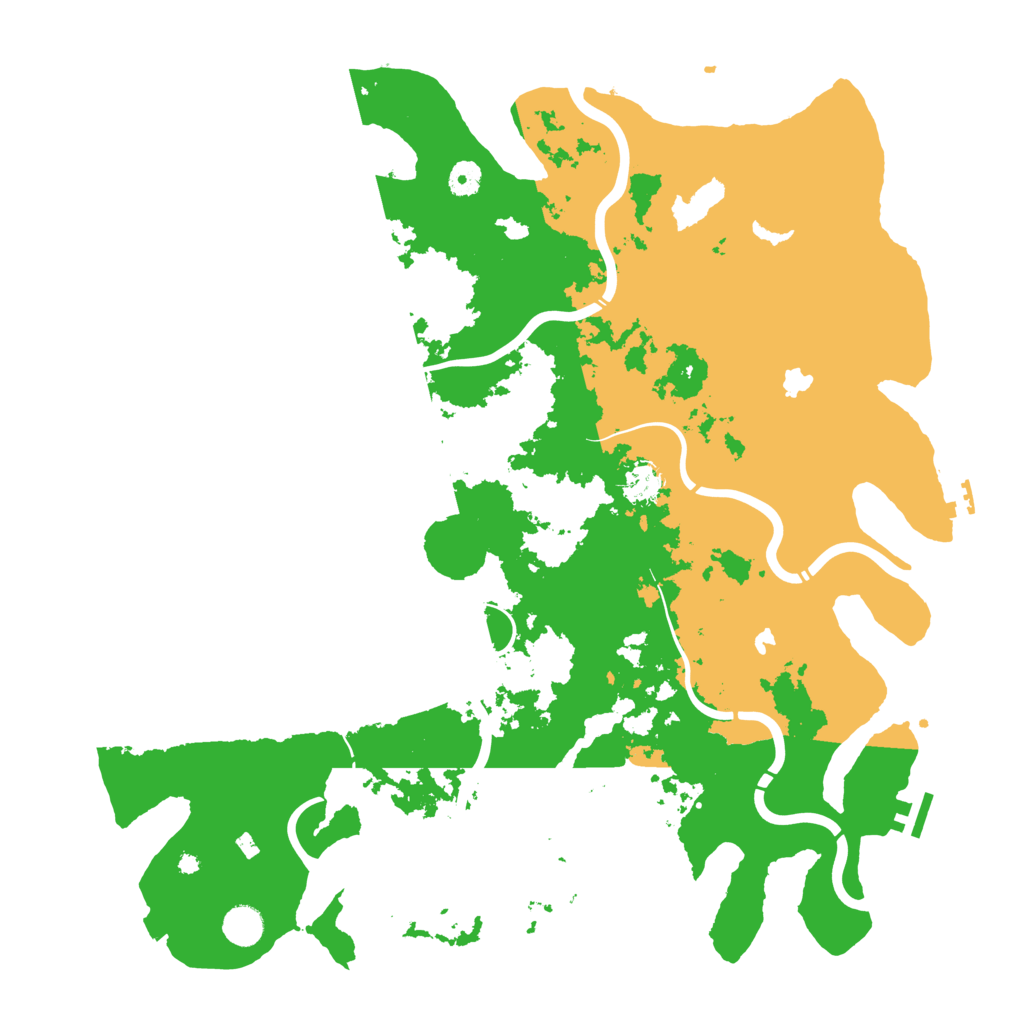 Biome Rust Map: Procedural Map, Size: 4500, Seed: 603980983
