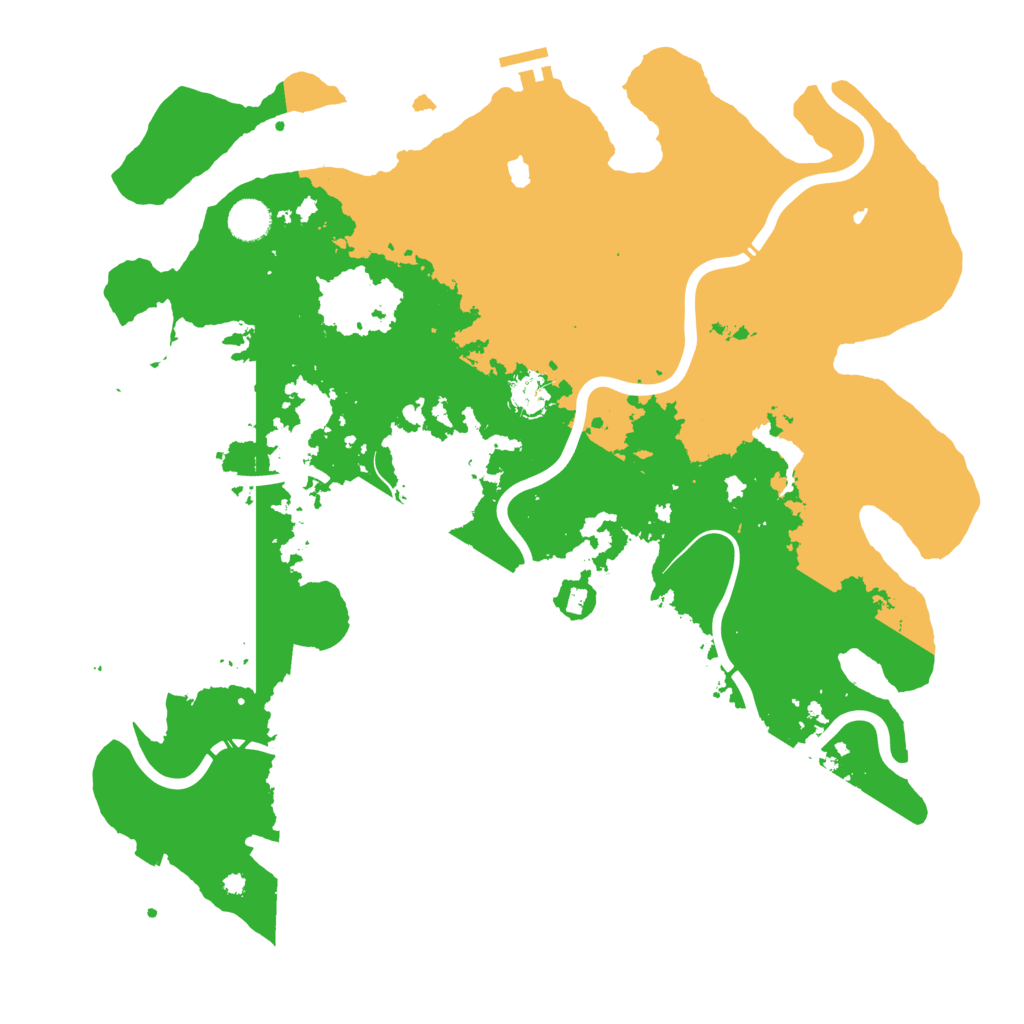 Biome Rust Map: Procedural Map, Size: 4250, Seed: 732390679