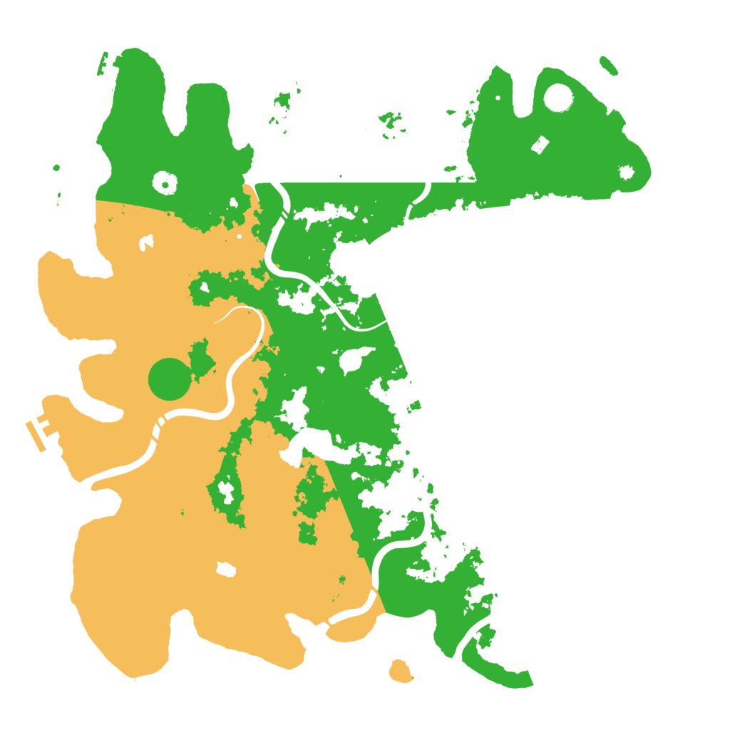 Biome Rust Map: Procedural Map, Size: 4500, Seed: 312542794