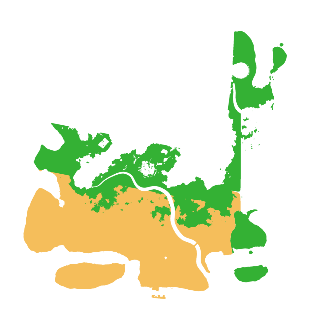 Biome Rust Map: Procedural Map, Size: 3500, Seed: 428846890