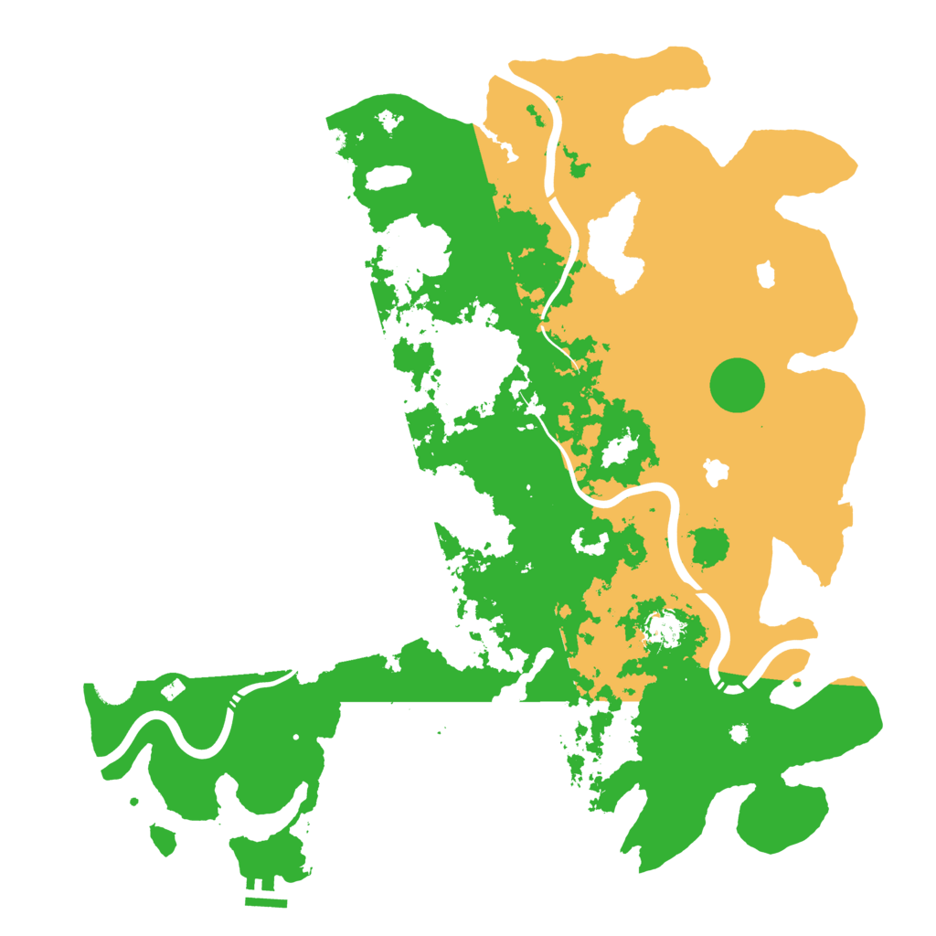 Biome Rust Map: Procedural Map, Size: 4500, Seed: 579455547