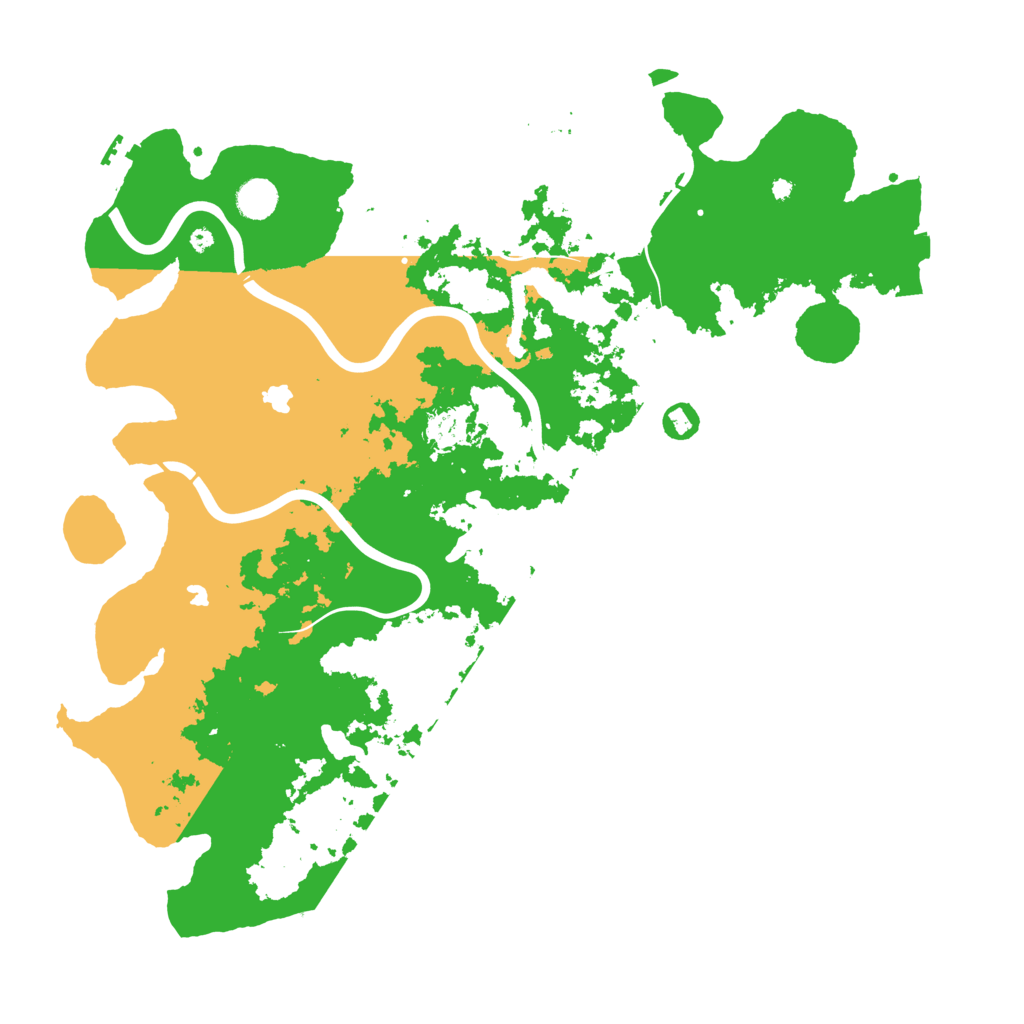 Biome Rust Map: Procedural Map, Size: 4500, Seed: 10848