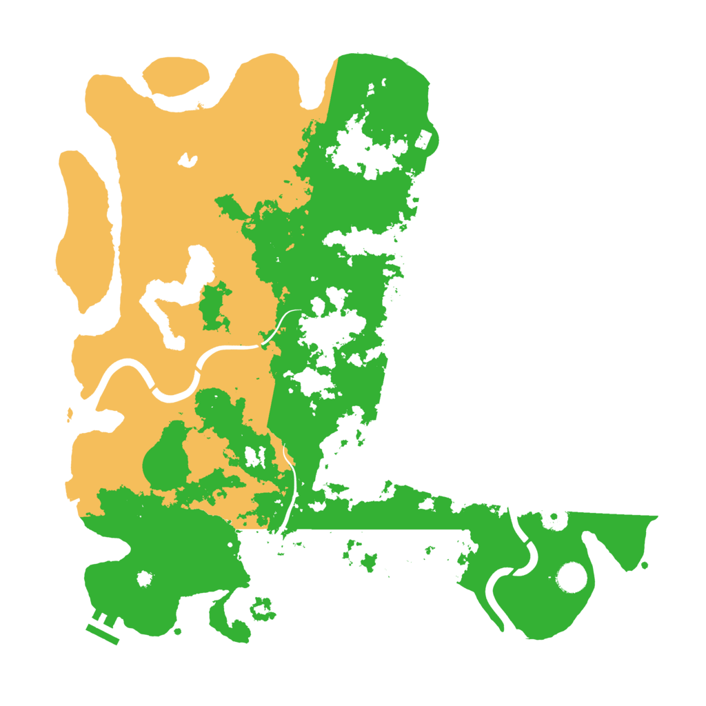 Biome Rust Map: Procedural Map, Size: 4096, Seed: 1586562581