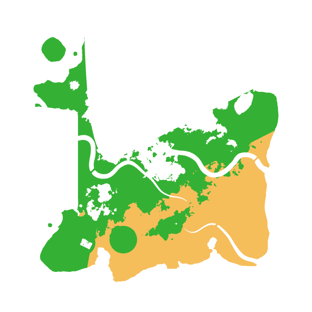 Biome Rust Map: Procedural Map, Size: 3000, Seed: 10424552