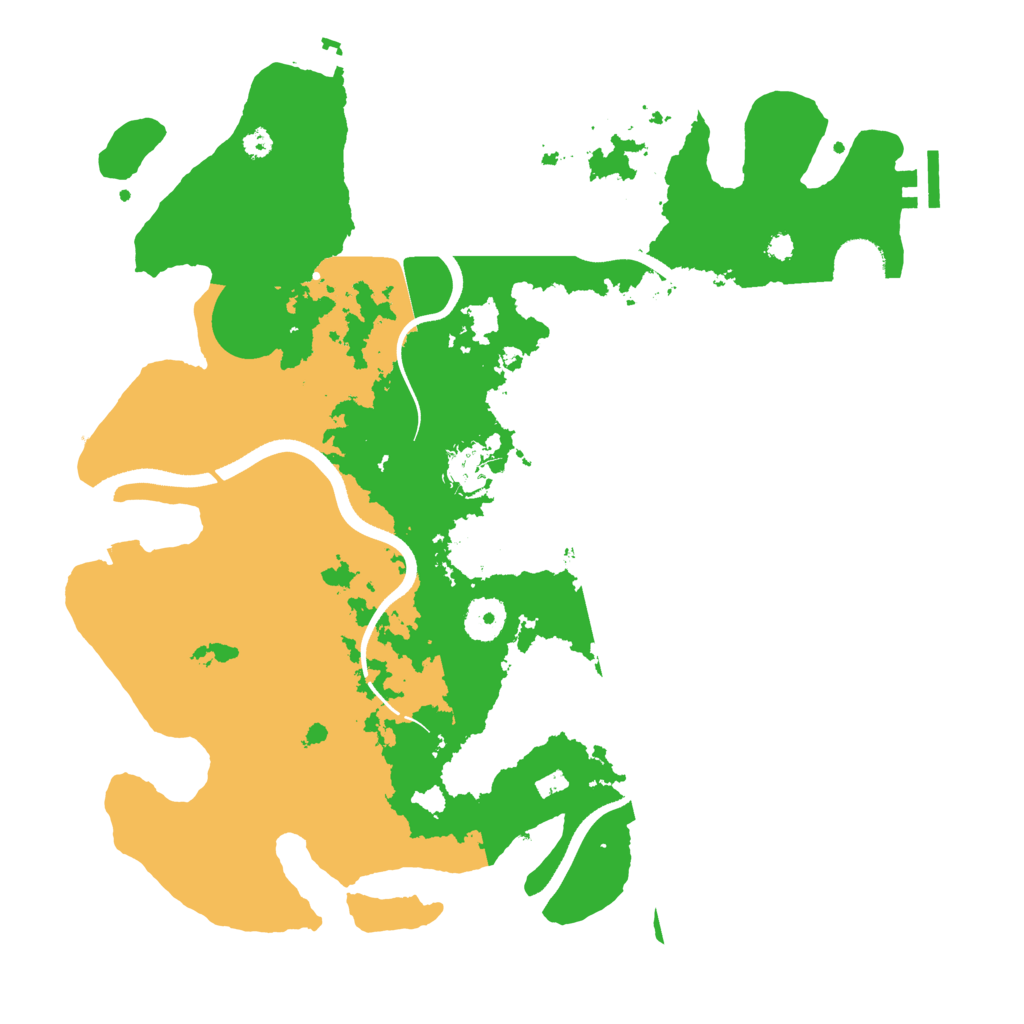 Biome Rust Map: Procedural Map, Size: 3600, Seed: 1535744049