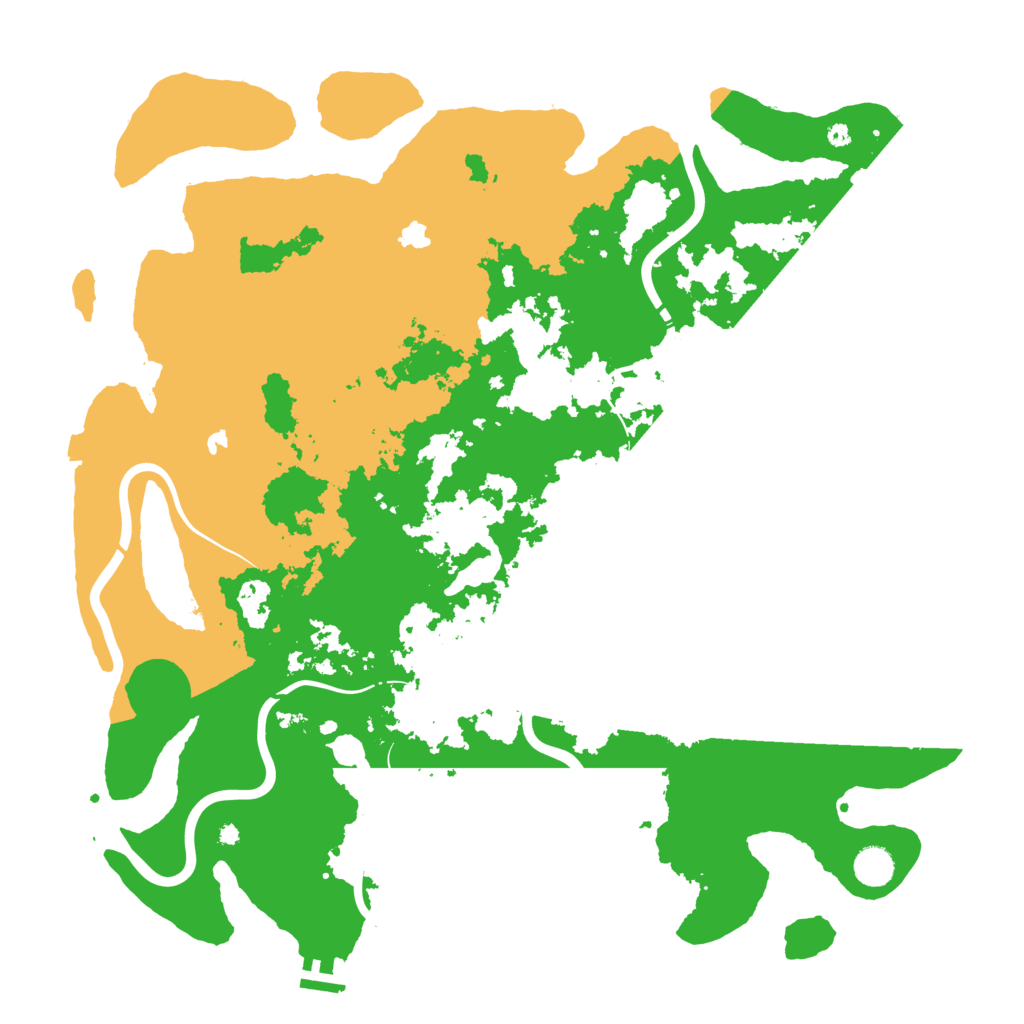 Biome Rust Map: Procedural Map, Size: 4500, Seed: 1939461849