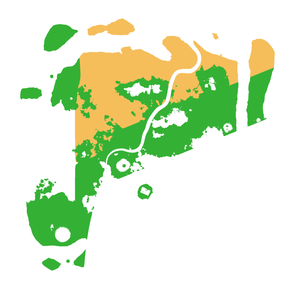 Biome Rust Map: Procedural Map, Size: 3500, Seed: 6379578