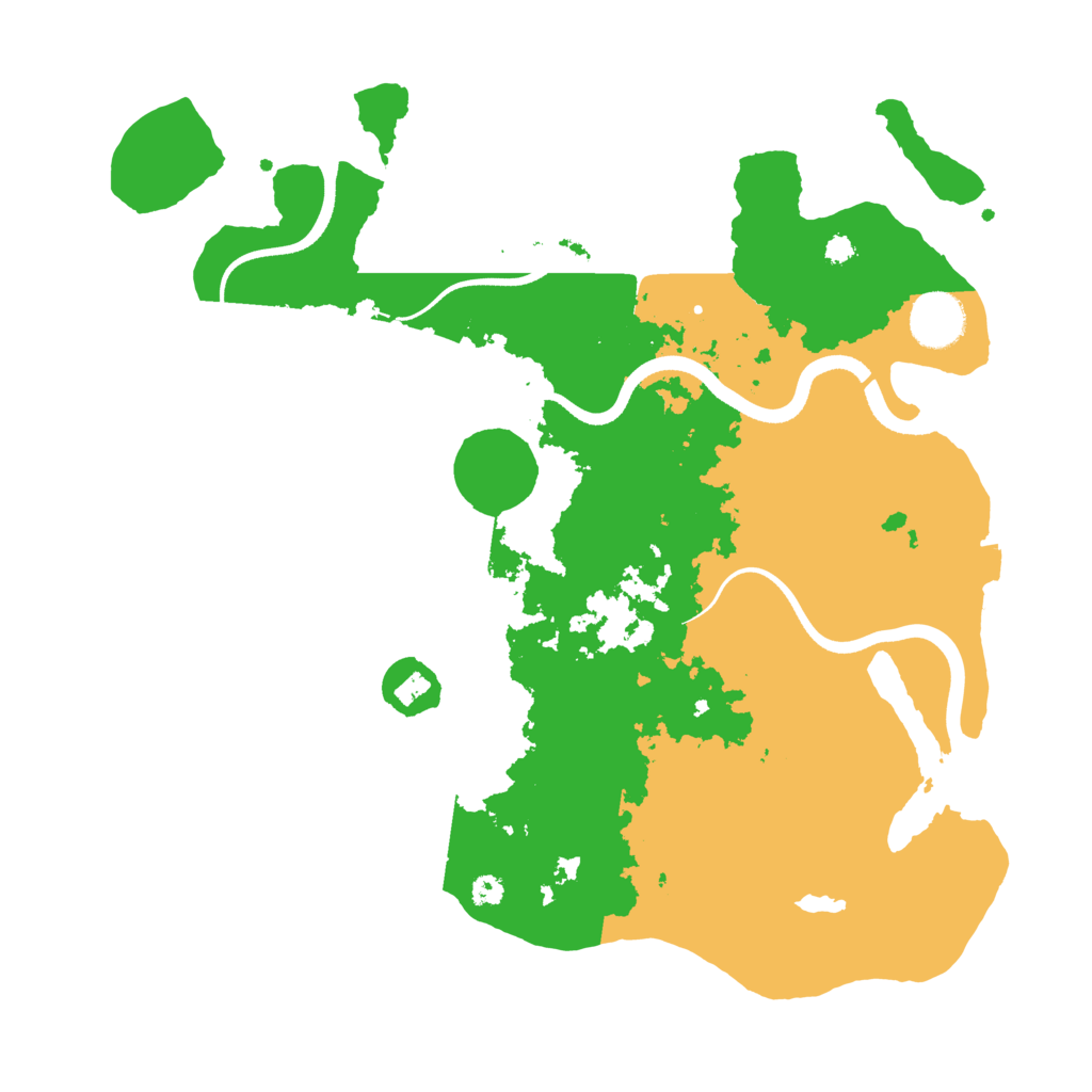 Biome Rust Map: Procedural Map, Size: 3500, Seed: 1603177835