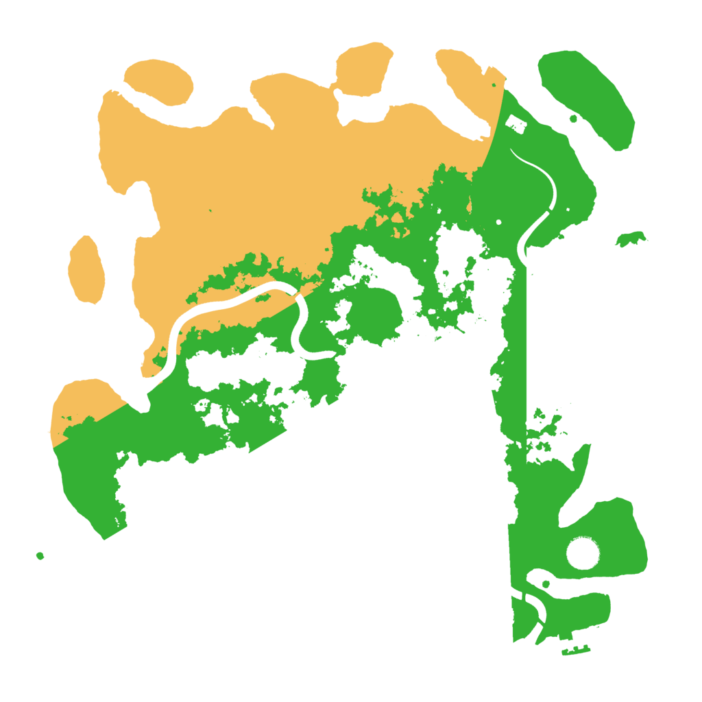 Biome Rust Map: Procedural Map, Size: 3750, Seed: 109323