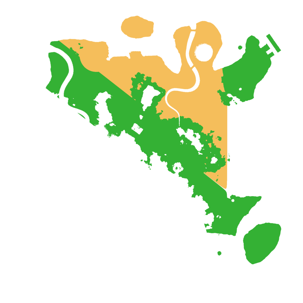 Biome Rust Map: Procedural Map, Size: 3000, Seed: 2279234