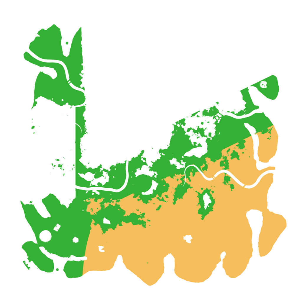 Biome Rust Map: Procedural Map, Size: 4500, Seed: 1815611228