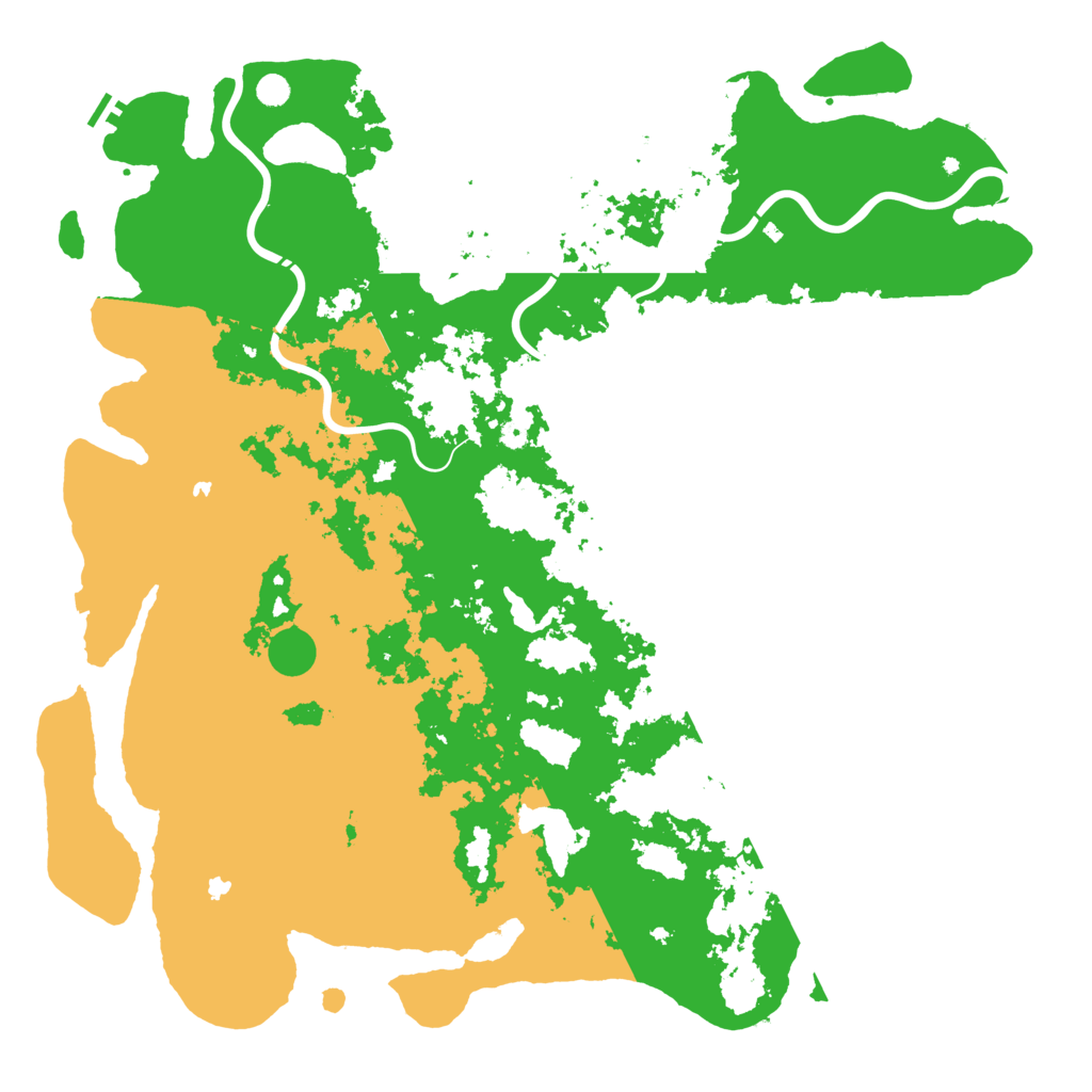 Biome Rust Map: Procedural Map, Size: 6000, Seed: 306264804