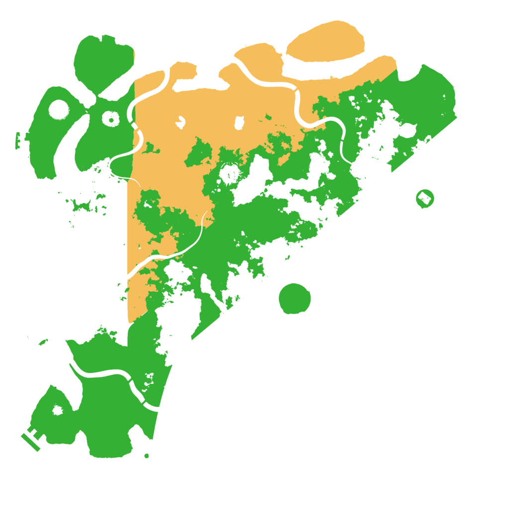 Biome Rust Map: Procedural Map, Size: 4500, Seed: 981601736
