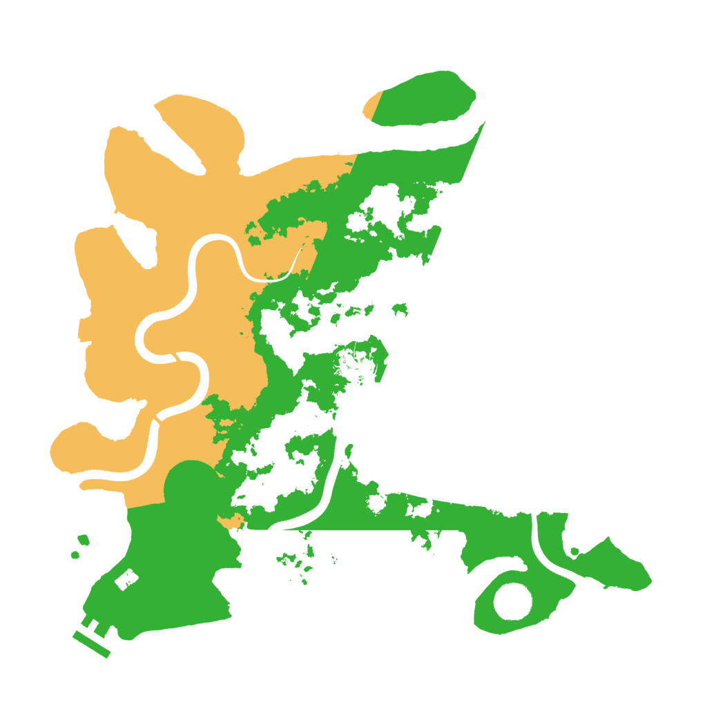 Biome Rust Map: Procedural Map, Size: 3500, Seed: 1018300922
