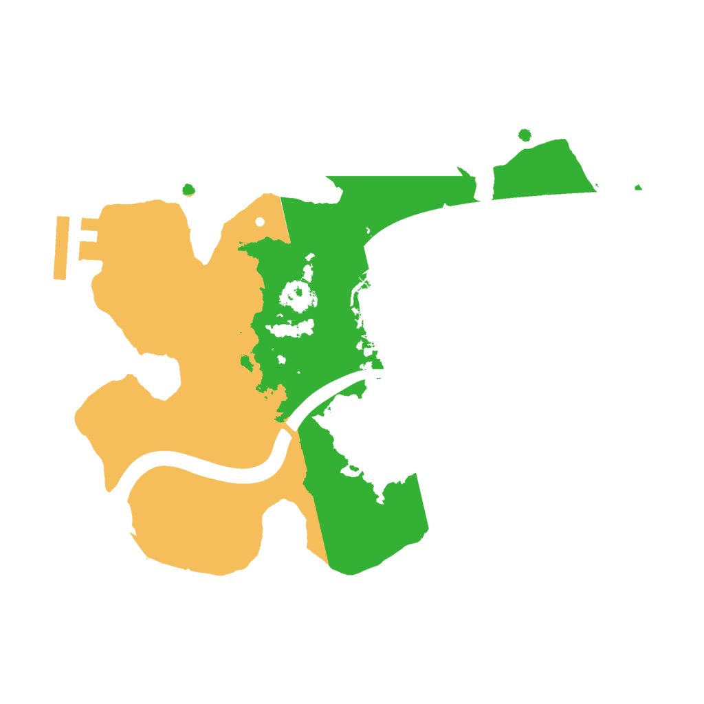 Biome Rust Map: Procedural Map, Size: 2250, Seed: 74