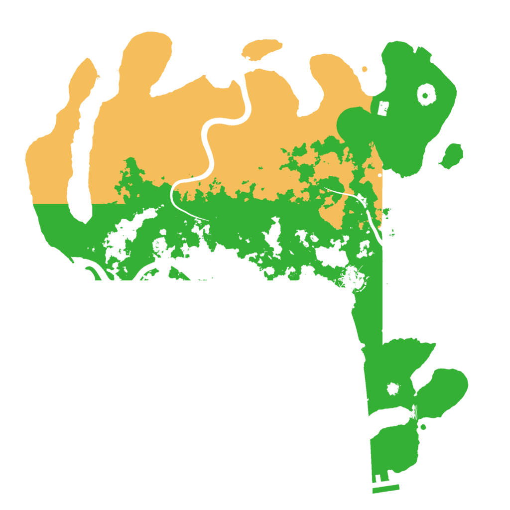 Biome Rust Map: Procedural Map, Size: 3750, Seed: 485495
