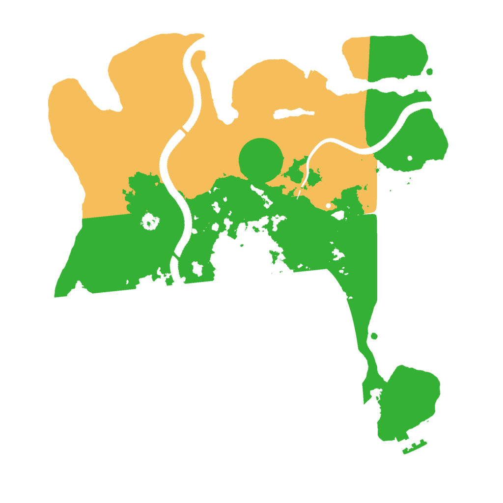 Biome Rust Map: Procedural Map, Size: 3000, Seed: 2055773379