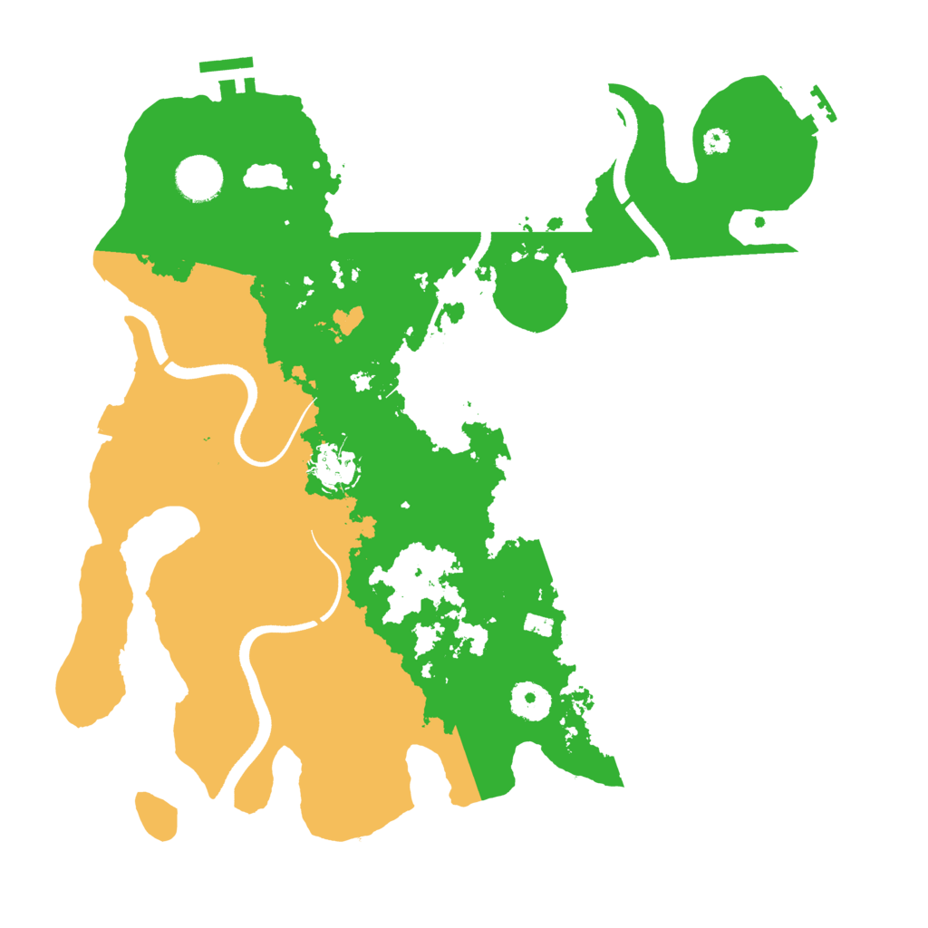 Biome Rust Map: Procedural Map, Size: 3500, Seed: 1939526253