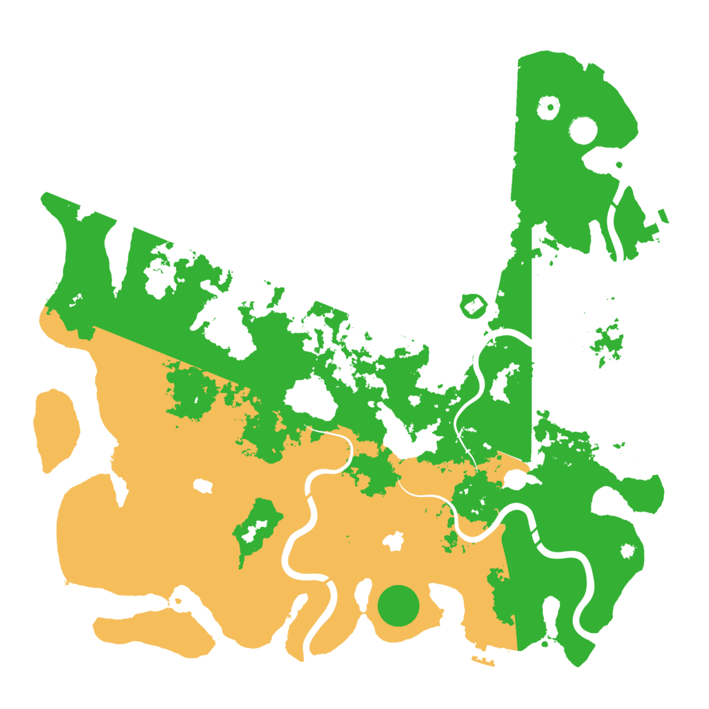 Biome Rust Map: Procedural Map, Size: 4500, Seed: 41987